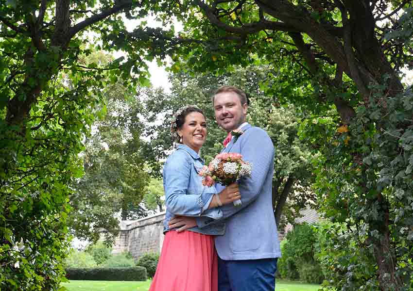 Brautpaarshooting Hochzeitsfotograf Studio Loske